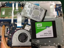 HP 15-da0025TX เปลี่ยน SSD