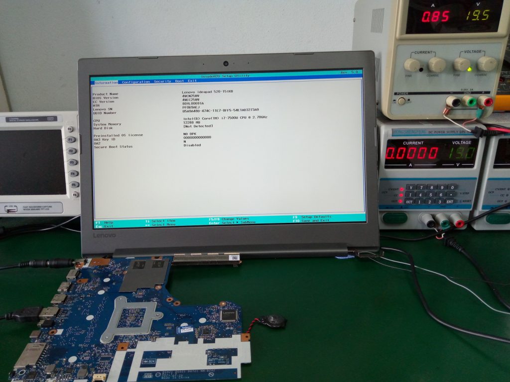 LENOVO ideapad 520 เปิดไม่ติด