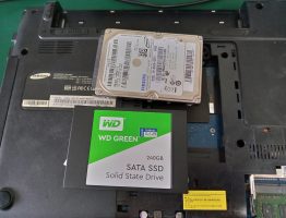 SAMSUNG RV409 เปลี่ยน SSD
