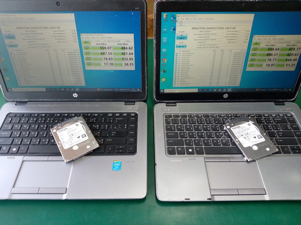 HP EliteBook 840 เปลี่ยน SSD