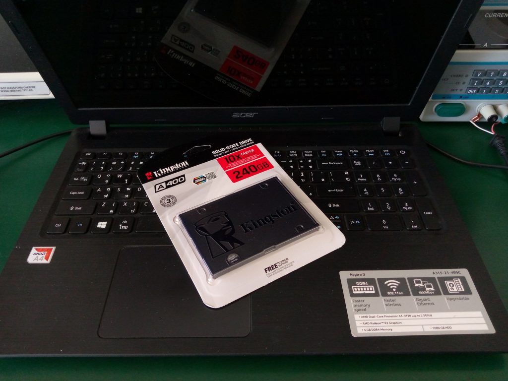 ACER A315-21 เปลี่ยน SSD