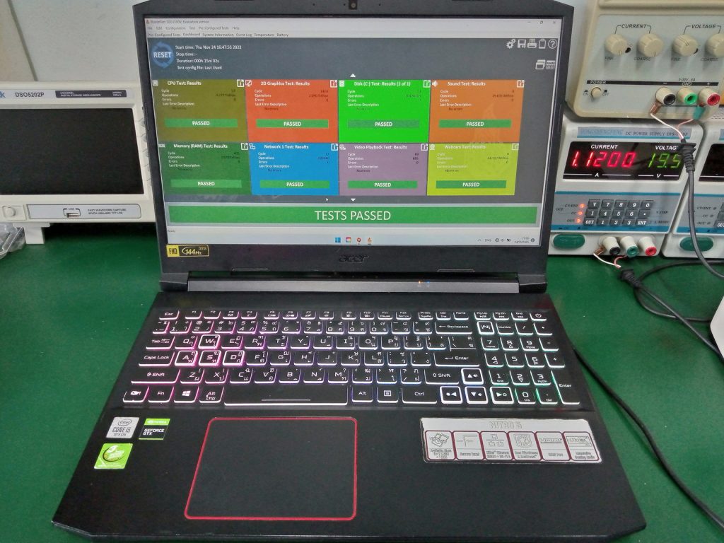 ACER AN515-55 โดนน้ำเปิดไม่ติด