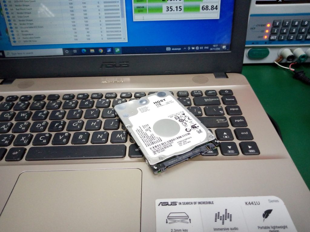 ASUS K441UV เปลี่ยน SSD