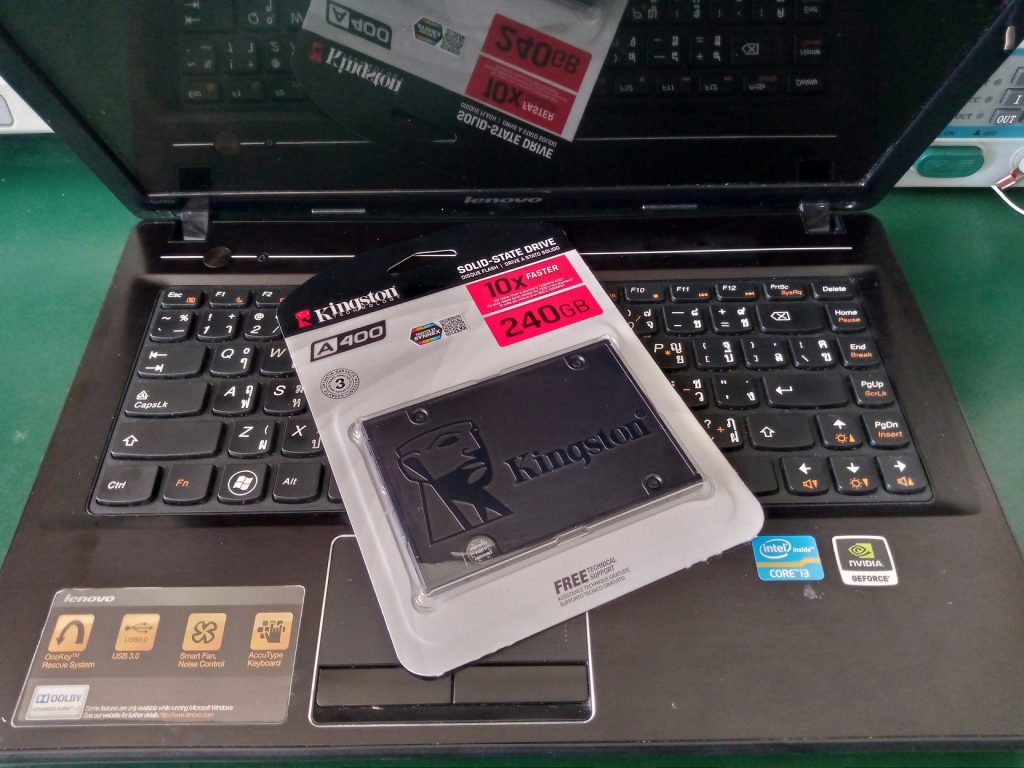 LENOVO G480 เปลี่ยน SSD