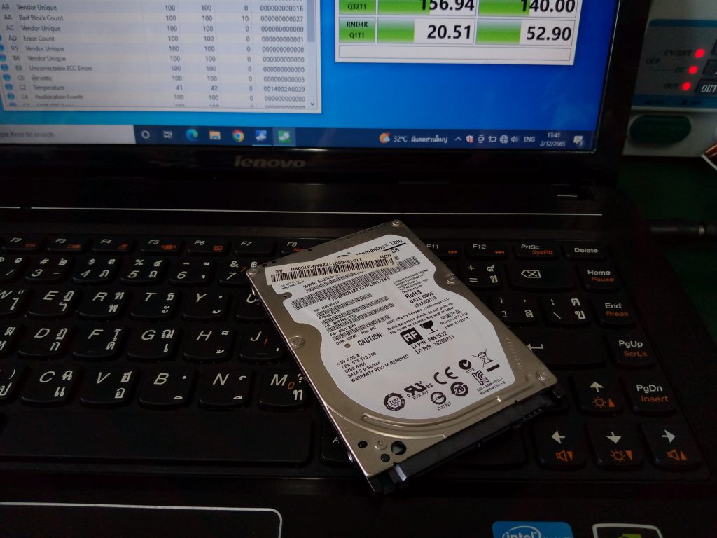 LENOVO G480 เปลี่ยน SSD