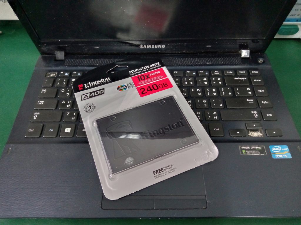 SAMSUNG NP450R4V เปลี่ยน SSD