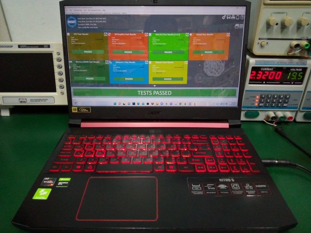 ซ่อมโน๊ตบุ๊ค ACER AN515-43 เครื่องโดนน้ำเปิดไม่ติด