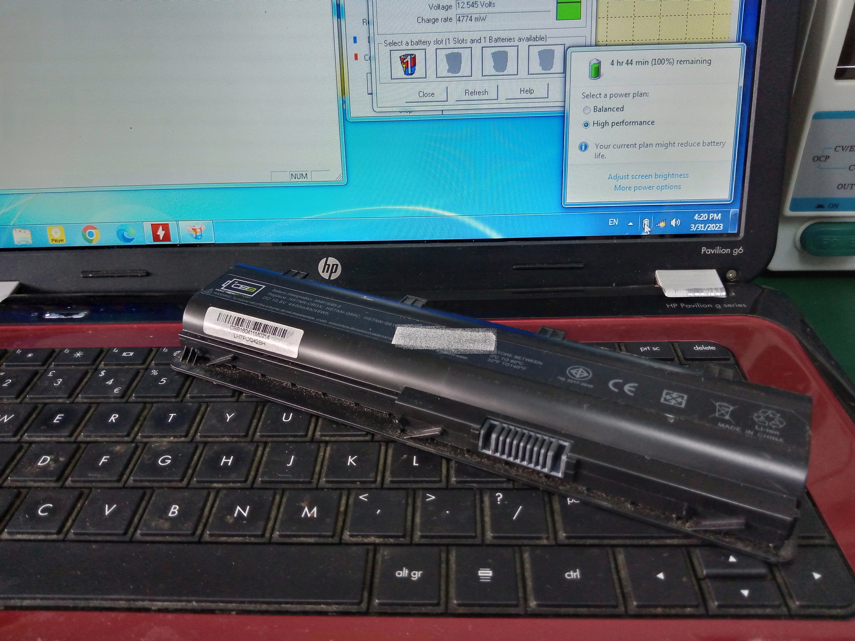 HP g6 เปลี่ยนแบต