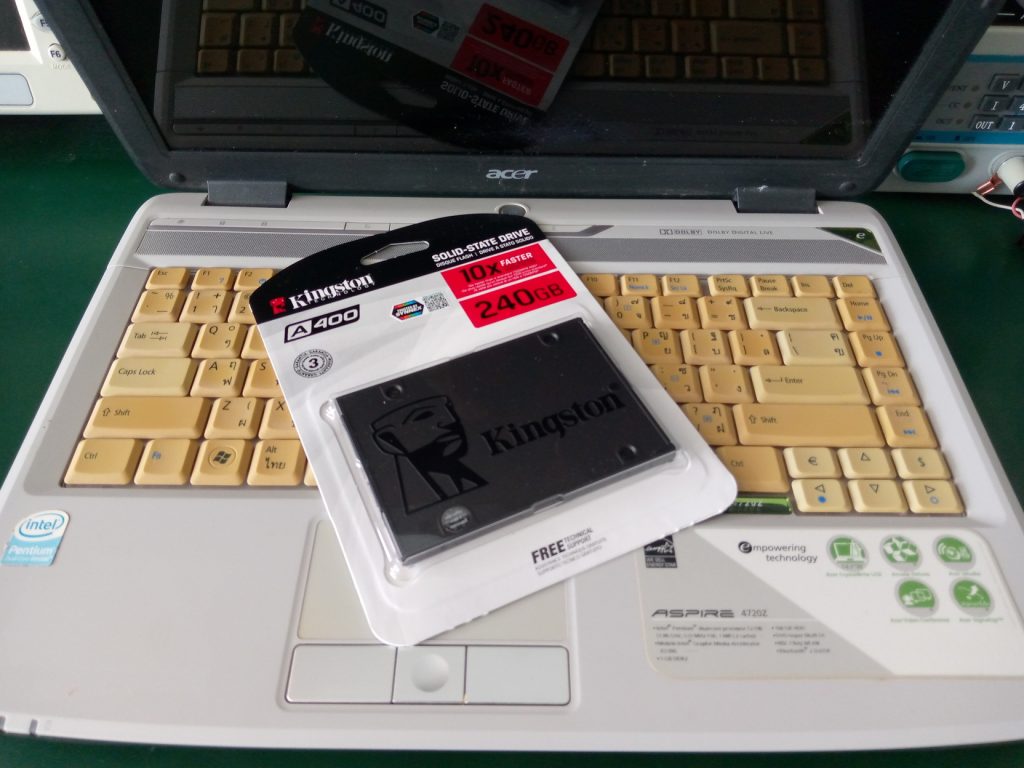 ACER 4720Z เครื่องช้า อัพเกรด SSD