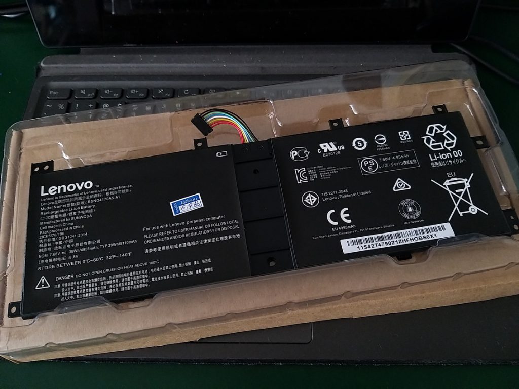 LENOVO MIIX520 12IKB เปลี่ยนแบต