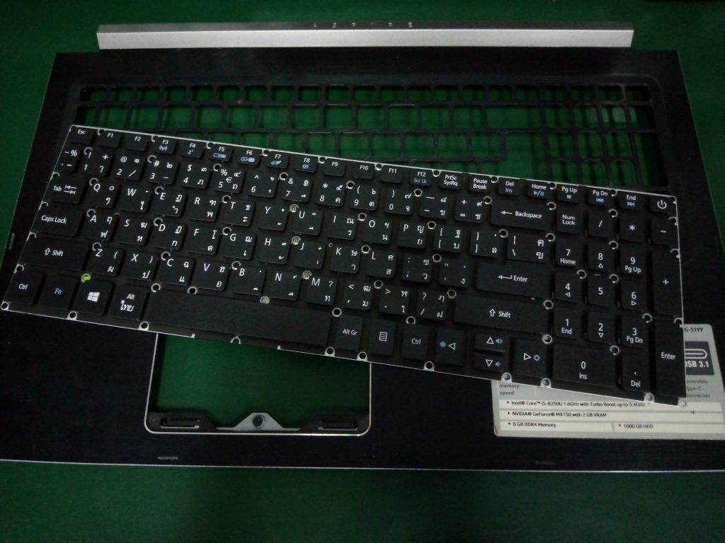 เปลี่ยน Keyboard โน๊ตบุ๊ค